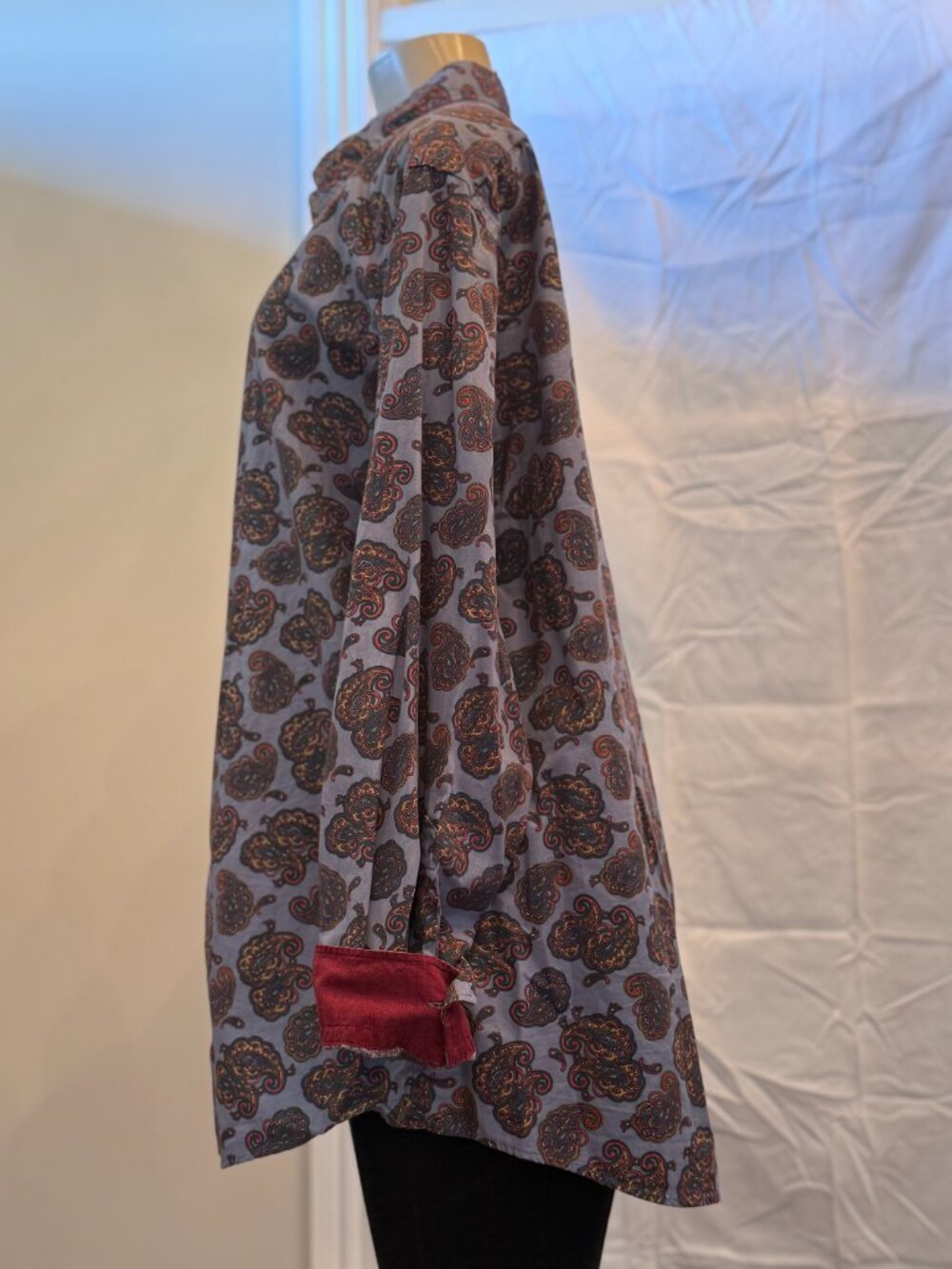 Daniel Cremieux Long Sleeve Paisley print Button down shirt Men's XL - Picture 3 of 6